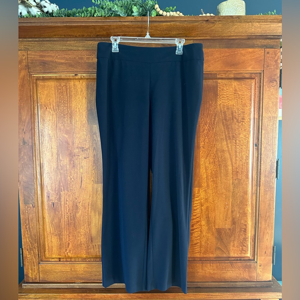 Laura Scott Classic Black Wide Leg Pants